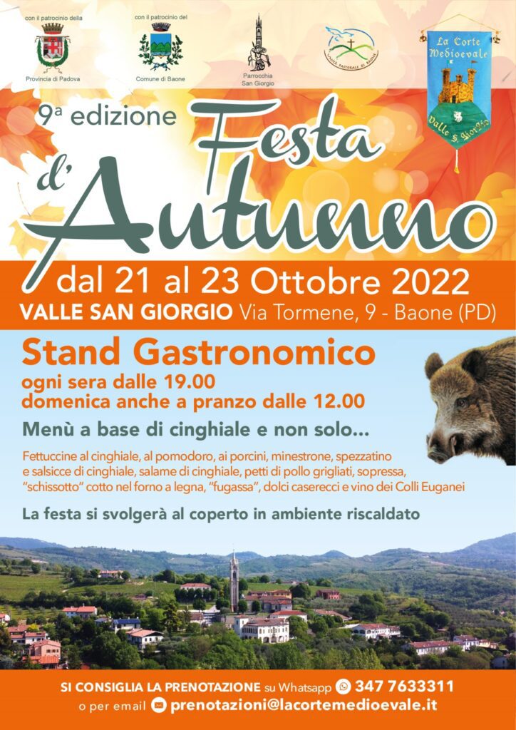 festa autunno valle san giorgio